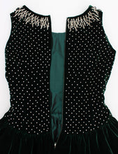 Load image into Gallery viewer, Dolce &amp; Gabbana Enchanted Emerald Velvet Crystal Maxi Dress
