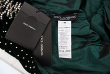 Load image into Gallery viewer, Dolce &amp; Gabbana Enchanted Emerald Velvet Crystal Maxi Dress
