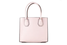 Load image into Gallery viewer, Michael Kors Mercer Medium Leather Messenger Crossbody Handbag (Powder Blush Solid)
