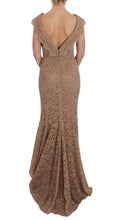 Load image into Gallery viewer, Dolce &amp; Gabbana Elegant Pink Floral Lace Maxi Dress

