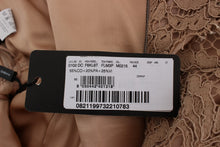 Load image into Gallery viewer, Dolce &amp; Gabbana Elegant Pink Floral Lace Maxi Dress
