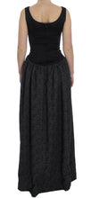 Load image into Gallery viewer, Dolce &amp; Gabbana Elegant Black Full-Length Sheath Dress
