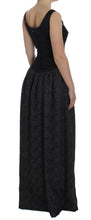 Load image into Gallery viewer, Dolce &amp; Gabbana Elegant Black Full-Length Sheath Dress
