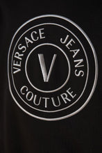 Load image into Gallery viewer, Versace Jeans Stunning Hooded Black Cotton Sweatshirt
