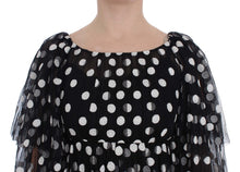 Load image into Gallery viewer, Dolce &amp; Gabbana Elegant Polka Dotted Ruffled Dress
