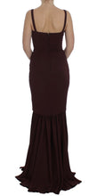 Load image into Gallery viewer, Dolce &amp; Gabbana Elegant Bordeaux Sheath Dress
