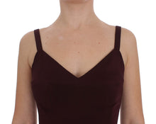 Load image into Gallery viewer, Dolce &amp; Gabbana Elegant Bordeaux Sheath Dress
