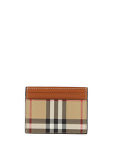 Load image into Gallery viewer, Burberry Chic Multicolor Check Print Card Holder
