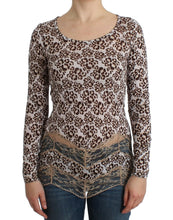 Load image into Gallery viewer, Cavalli Elegant Floral Lace Longsleeve Top
