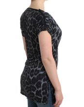 Load image into Gallery viewer, Cavalli Sultry Leopard V-Neck Modal Top
