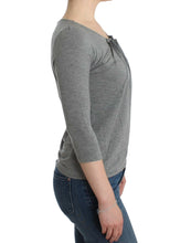 Load image into Gallery viewer, Cavalli Elegant Gray Cashmere-Blend Jumper
