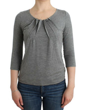 Load image into Gallery viewer, Cavalli Elegant Gray Cashmere-Blend Jumper
