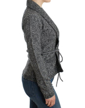 Load image into Gallery viewer, Cavalli Elegant Gray Wool Blend Cardigan
