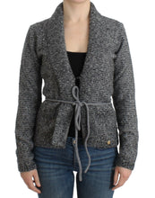 Load image into Gallery viewer, Cavalli Elegant Gray Wool Blend Cardigan
