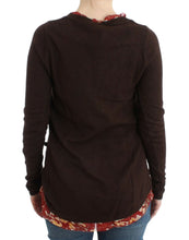 Load image into Gallery viewer, Cavalli Chic Crewneck Silk-Appliqué Sweater
