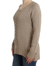 Load image into Gallery viewer, Cavalli Beige knitted wool sweater
