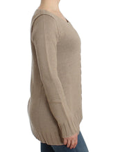 Load image into Gallery viewer, Cavalli Beige knitted wool sweater
