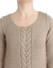 Load image into Gallery viewer, Cavalli Beige knitted wool sweater
