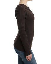 Load image into Gallery viewer, Cavalli Brown knitted wool sweater
