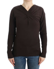 Load image into Gallery viewer, Cavalli Brown knitted wool sweater
