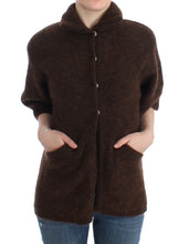 Load image into Gallery viewer, Cavalli Elegant Short Sleeved Brown Cardigan
