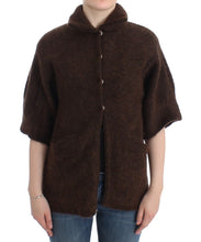 Load image into Gallery viewer, Cavalli Elegant Short Sleeved Brown Cardigan
