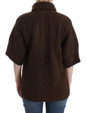 Load image into Gallery viewer, Cavalli Elegant Short Sleeved Brown Cardigan
