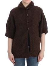 Load image into Gallery viewer, Cavalli Elegant Short Sleeved Brown Cardigan
