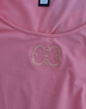 Load image into Gallery viewer, Cavalli Pink Cotton Blend Tank Top with Cap Sleeves
