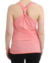 Load image into Gallery viewer, Cavalli Chic Pink Cotton Blend Tank Top
