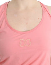 Load image into Gallery viewer, Cavalli Chic Pink Cotton Blend Tank Top
