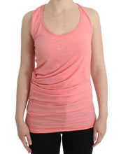Load image into Gallery viewer, Cavalli Chic Pink Cotton Blend Tank Top
