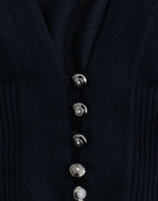 Load image into Gallery viewer, Cavalli Elegant Cropped Virgin Wool Cardigan
