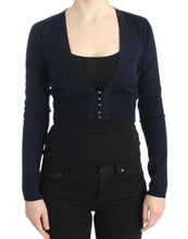 Load image into Gallery viewer, Cavalli Elegant Cropped Virgin Wool Cardigan
