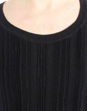 Load image into Gallery viewer, Cavalli Elegant Short Sleeved Black Jumper
