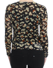 Load image into Gallery viewer, Cavalli Elegant Multicolor V-Neck Wool Jumper
