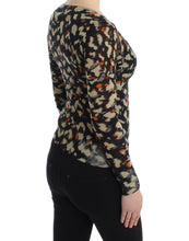 Load image into Gallery viewer, Cavalli Elegant Multicolor V-Neck Wool Jumper
