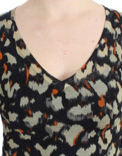 Load image into Gallery viewer, Cavalli Elegant Multicolor V-Neck Wool Jumper
