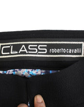 Load image into Gallery viewer, Cavalli Elegant Black Wool Pencil Skirt
