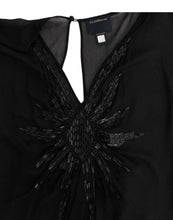Load image into Gallery viewer, Cavalli Elegant Sheer Black Silk Blouson Dress
