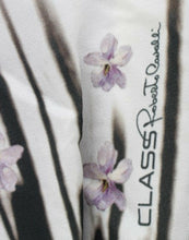 Load image into Gallery viewer, Cavalli Elegant Purple Floral Jersey Dress
