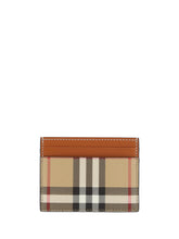 Load image into Gallery viewer, Burberry Chic Multicolor Check Print Card Holder
