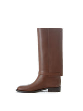 Load image into Gallery viewer, Burberry Equestrian Style Luxe Leather Boots
