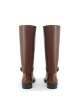 Load image into Gallery viewer, Burberry Equestrian Style Luxe Leather Boots
