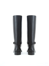 Load image into Gallery viewer, Burberry Equestrian Style Luxe Black Leather Boots
