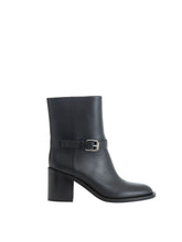 Load image into Gallery viewer, Burberry Elegant Leather Ankle Boots with Chic Buckle Detail
