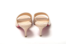 Load image into Gallery viewer, Christian Louboutin Nougat Kitten Heel Mule Leather Shoes
