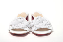 Load image into Gallery viewer, Christian Louboutin White Plaited High Heel Sandals
