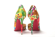 Load image into Gallery viewer, Christian Louboutin Multicolor Flower Printed High Heels Pumps Shoes
