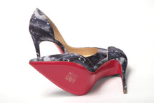 Load image into Gallery viewer, Christian Louboutin Multicolor Denim Print High Heels Pumps
